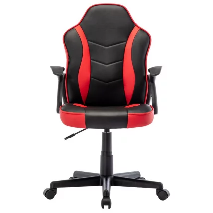 Кресло компьютерное BRABIX Shark GM-203 экокожа Черный-красный_3