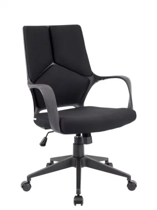 Кресло для персонала Еверпроф Трио Блаcк ЛБ Т Ткань Черный / Everprof Trio Black LB T_3