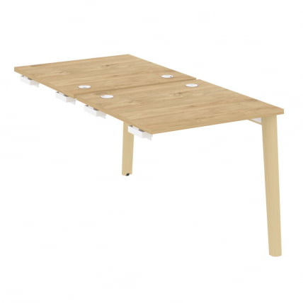 Стол-приставка двойной к опорным элементам ONIX WOOD OW.D.SPR-0.8 Тиквуд Светлый/Светлый_0