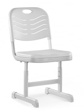 Стул ученический регулируемый пластиковый (рост 3-5) Серый_3