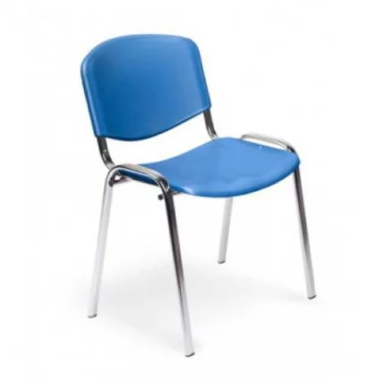 Стул ZP_UP_EChair Rio ИЗО хром пластик 573684 Синий_0