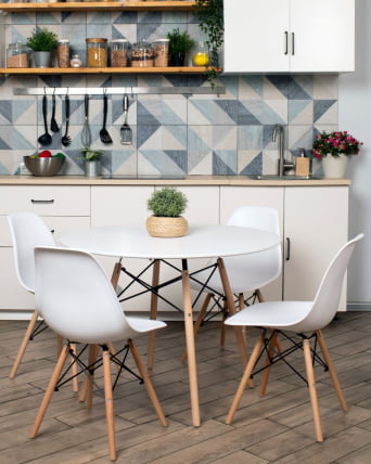 Стул Еамес Стйле ДСВ белый 4 шт. комплект (разборный каркас) / Eames Style DSW_5