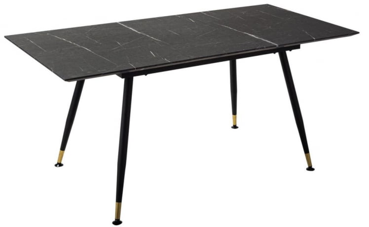 Стол раздвижной Месси 120-160 Мрамор графит_1