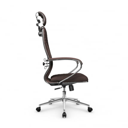 Кресло руководителя Metta L 2c 44C/K116 Infinity Easy Clean (MPES) Комплект 7 Темно-коричневое_2