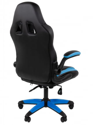 Игровое кресло CHAIRMAN Chairman гаме 15 Черный Голубой Белый / game_3