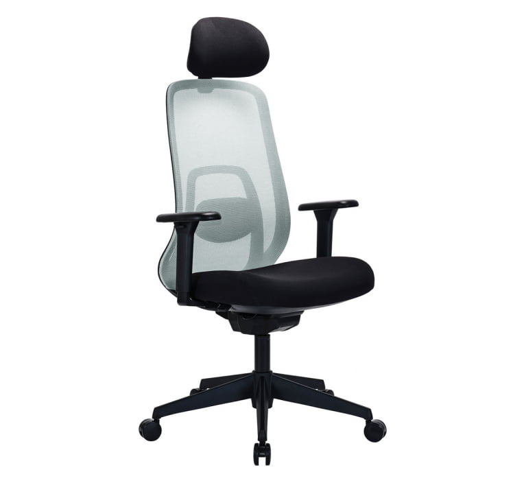 Кресло руководителя АРИЕС СЕРО-ЗЕЛ/ЧЕРНЫЙ / ARIES_0