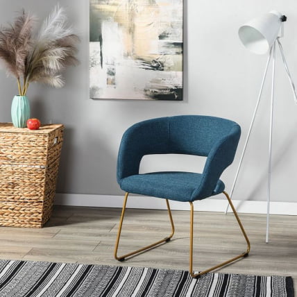 Кресло Hugs К синий/Линк золото_12