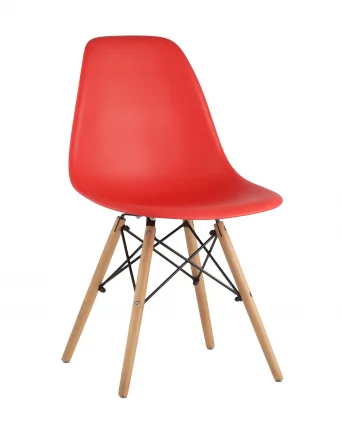 Стул Eames DSW 4 шт. Красный_0