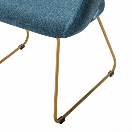 Кресло Hugs К синий/Линк золото_2