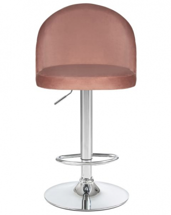 Стул барный DOBRIN MILANA (пудрово-розовый велюр (MJ9-32)) 2 шт_6