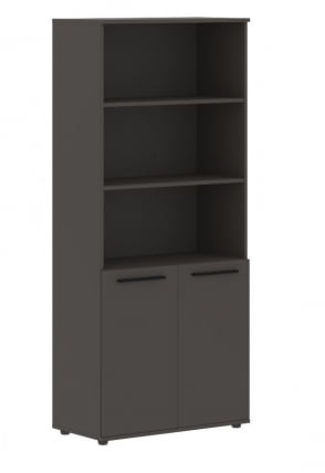 Шкаф с одним комплектом глухих малых дверей EDIS EHCS 85.5 Мокко Черный Мокко_0