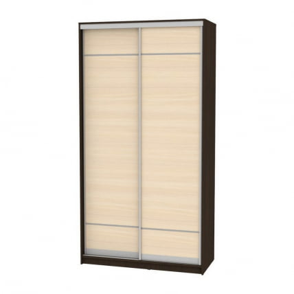 Шкаф-купе B-220х120х60-1(Венге-ДМ-D7D7)_0