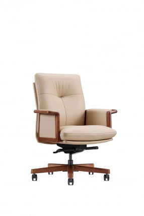 Кресло руководителя Вивальди ЛБ / Вивалди ЛБ Б 2262 иворй / LB Vivaldi LB B ivory_0