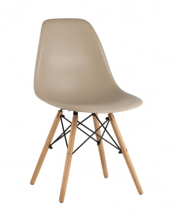 Стул Eames DSW 4 шт. Бежевый_0