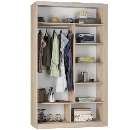 Шкаф-купе Б-220х135х60-2(ДСС-Белый-Д7Д8) / B-220х135х60-2(ДСС-Белый-D7D8)_1