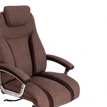 Кресло офисное Trust (max) ткань, коричневый/коричневый , MJ190-7/TW-24_9
