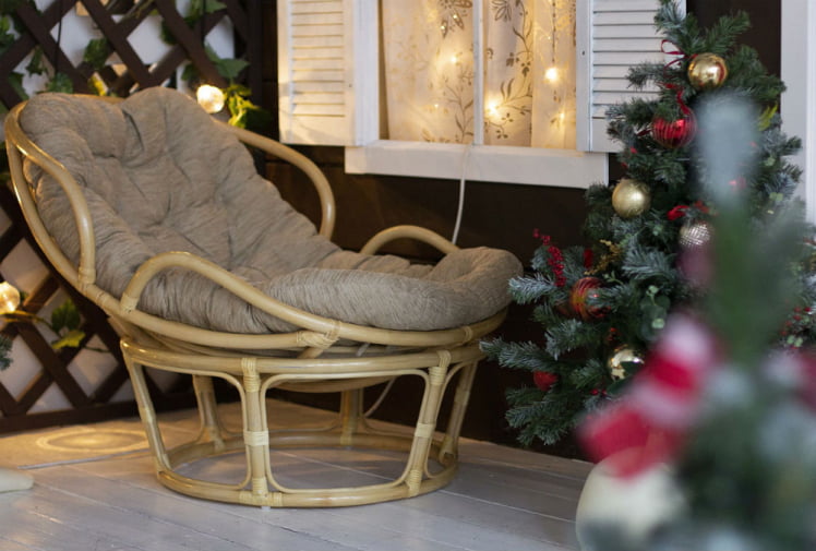 Кресло Папасан Челси 23/03 натуральный_0