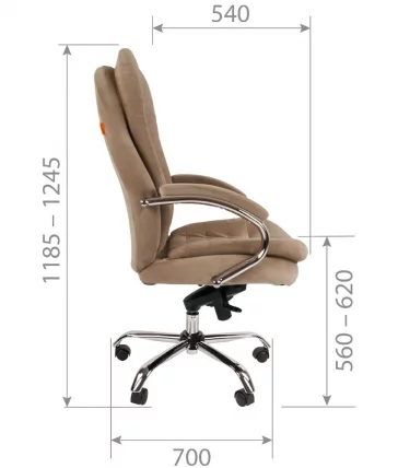 Кресло руководителя CHAIRMAN 795 HOME Черный_4