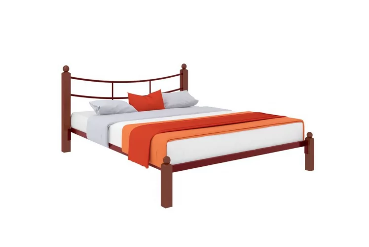 Кровать София Lux 1400х1900 Синяя_0