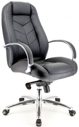 Кресло руководителя Drift Lux LB экокожа Черный_3