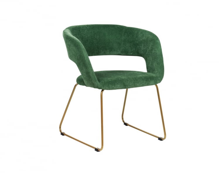 Кресло Hugs К зеленый/Линк золото_0