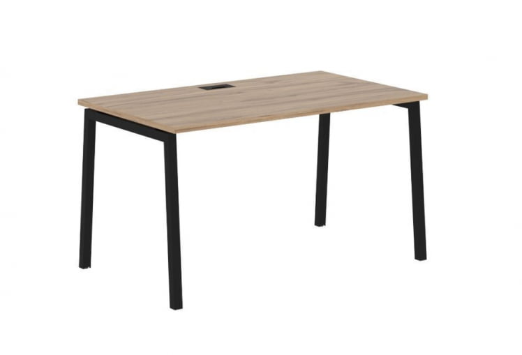 Стол письменный EDIS ELST 1380 Дуб Денвер светлый Черный_0