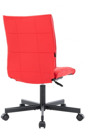 Кресло для персонала Everprof EP-300 Экокожа Красный_2