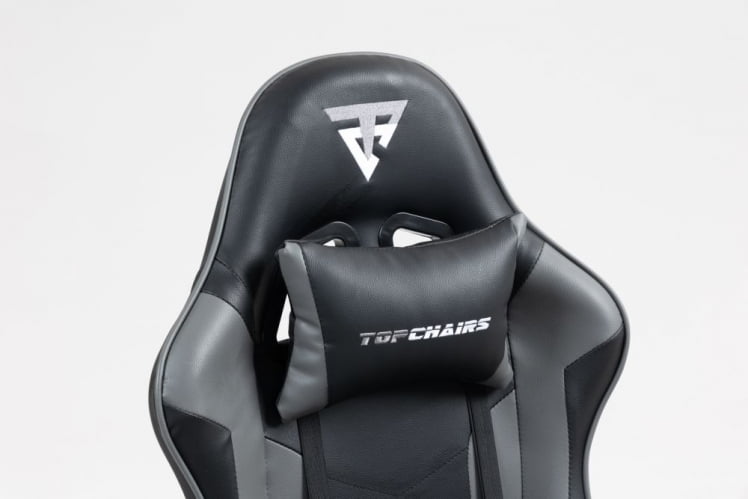 Кресло спортивное ТопЧаирс Коммандер черно-серый / TopChairs Commander_3