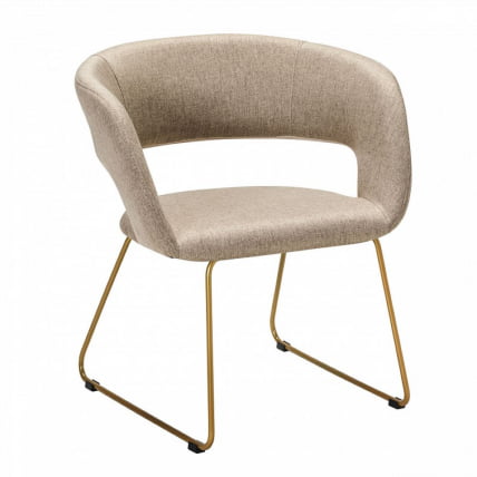 Кресло Hugs К beige/Линк золото_0