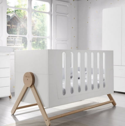 Кроватка 140x70 Micuna Swing Big White/Scandinavian_2