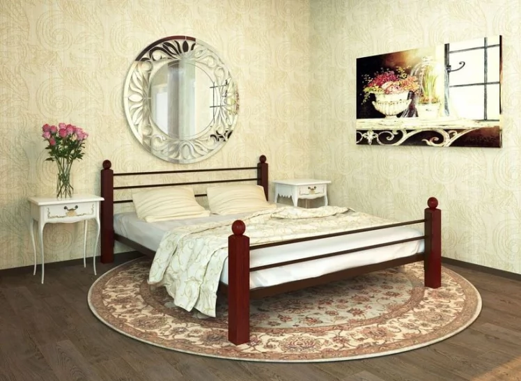 Кровать Милана Lux plus 1800х2000 Медная_1