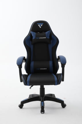 Кресло спортивное TopChairs Shadow черно-синий_1