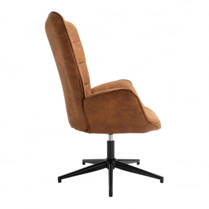 Кресло вращающееся Ирис Коричневый_2