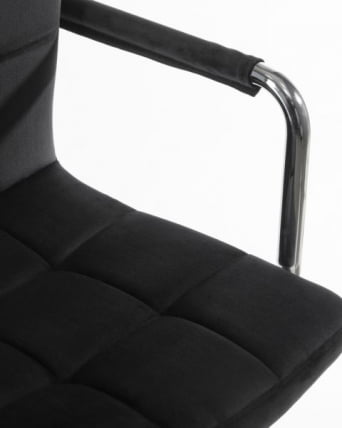 Офисное кресло для персонала DOBRIN TERRY (черный велюр (MJ9-101)) 2 шт_9
