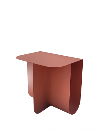 Журнальный столик Laure металл красный_0