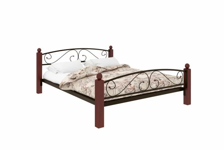 Кровать Вероника Lux Plus 1200х2000 Черная_0