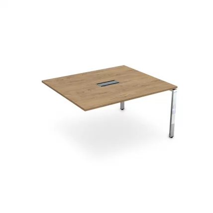Стол системы БЭНЧ, переговорный, конечный GLOSS LINE НСПК-П.927 Teakwood_0