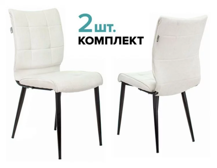 Стулья для кухни Бюрократ KF-4 Молочный Velvet 20 2 шт._0