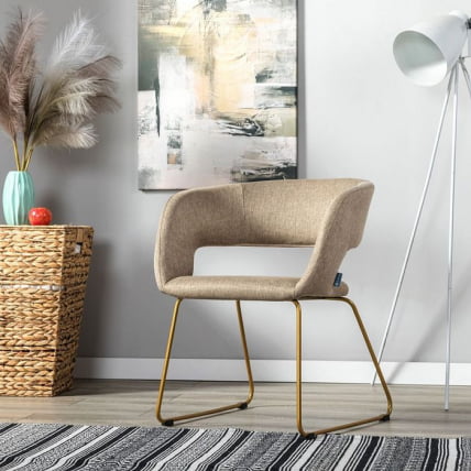 Кресло Hugs К beige/Линк золото_9
