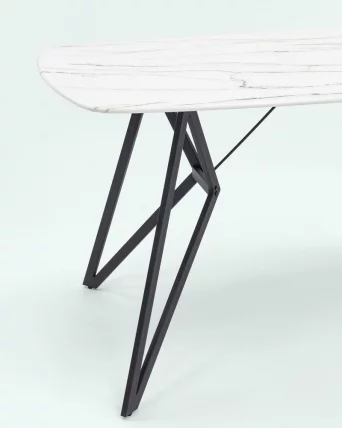 Стол обеденный Денвер 140x90 Белый_4