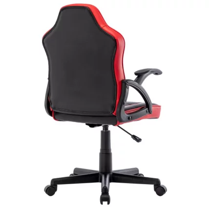 Кресло компьютерное BRABIX Shark GM-203 экокожа Черный-красный_2