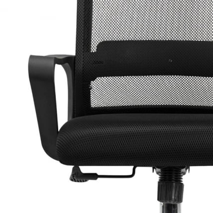 Кресло CROMEX (КРОМЕКС) Debut CH-697 ХРОМ сетка/ткань TW черное_16