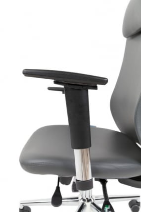 Офисное кресло CHAIRMAN 500 LUX экокожа Серый_6