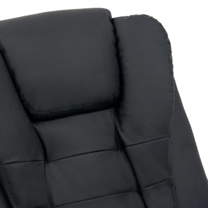 Кресло офисное CROMEX (КРОМЕКС) Lounge MS-007 экокожа черное_19