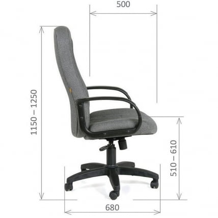 Офисное кресло Chairman 685 Черное_4