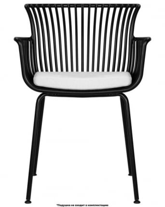 Стул обеденный DOBRIN ROSS (черный (B-03) без подушки) 4 шт_9