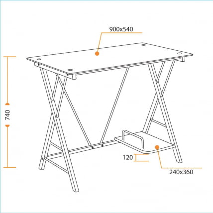 Стол GD-01 white (белый)_8