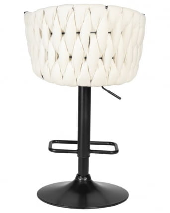 Стул барный DOBRIN LEON (кремовая ткань (LAR 275-33)) 2 шт_4