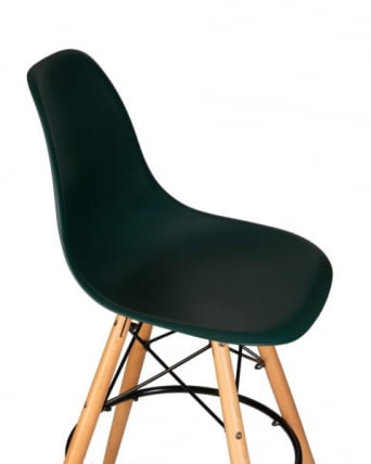 Стул барный DOBRIN DSW BAR (ножки светлый бук, цвет темно-зеленый (G-13)) 2 шт_7