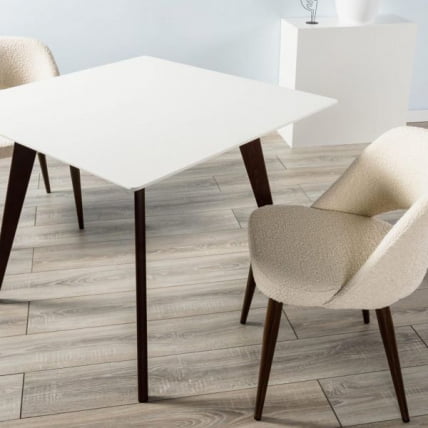 Стол Лунд 960*960 Белый Темный орех_11